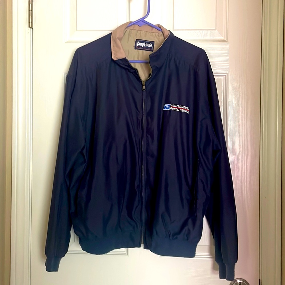 Vintage USPS Postal Carrier Jacket King Louie UFCW Union Made in America USA
